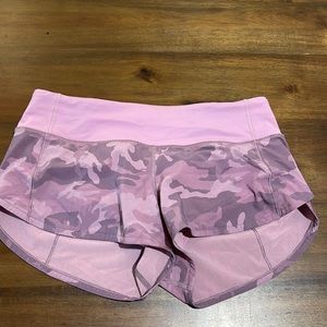 Lululemon Camo Print Shorts
